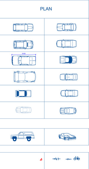 Блоки для автокада автомобили